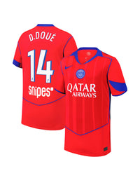 Maillot Officiel “D. DOUÉ 14” - Paris Saint-Germain 2025/2026 – Maillot-PSG-Third Jordan-Manches Courtes-Hommes