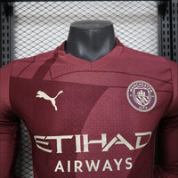 Maillots Extérieur Manchester City 24/25 Bordeaux S-XXL