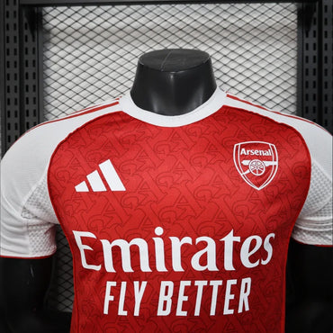 Maillots Homme Domicile Arsenal 25/26 Rouge S-XXL