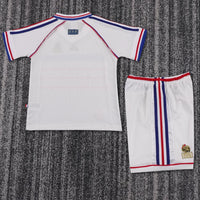 Maillots Retro Extérieur France 1998 Blanc taille 16-28