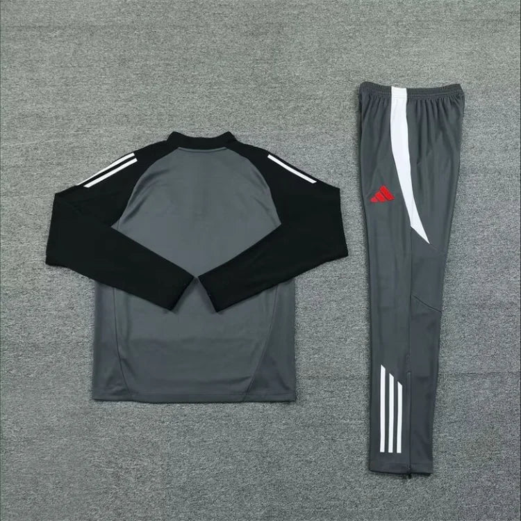 Survêtement Entraînement Manchester United 2024/2025 Gris foncé S-XXL