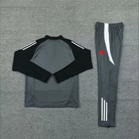 Survêtement Entraînement Manchester United 2024/2025 Gris foncé S-XXL