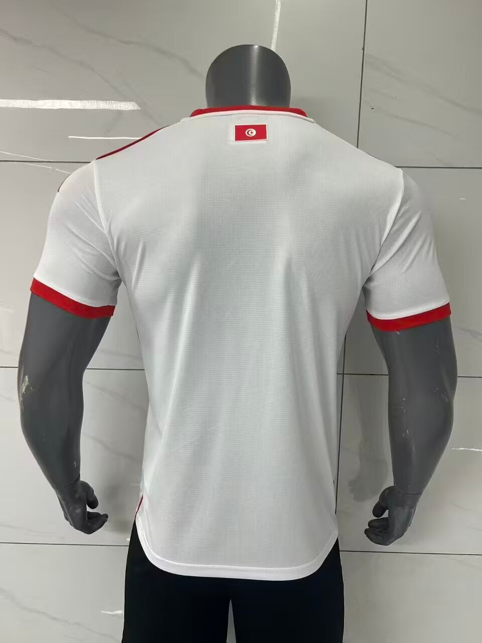 Maillot Tunisie-Coupe du monde 2026/2027–Extérieure - Manches Courtes