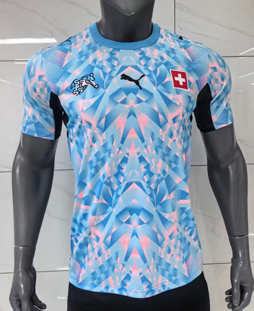 Maillot Suisse -Coupe du monde 2026/2027–Extérieur - Manches Courtes