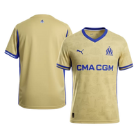 Maillot OM- 2025/2026-3em extérieur- Homme-manche courtes-Or- Olympique de Marseille