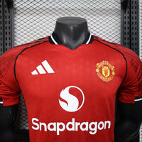 Maillots Homme Domicile Manchester United 2025/2026 Rouge S-XXL
