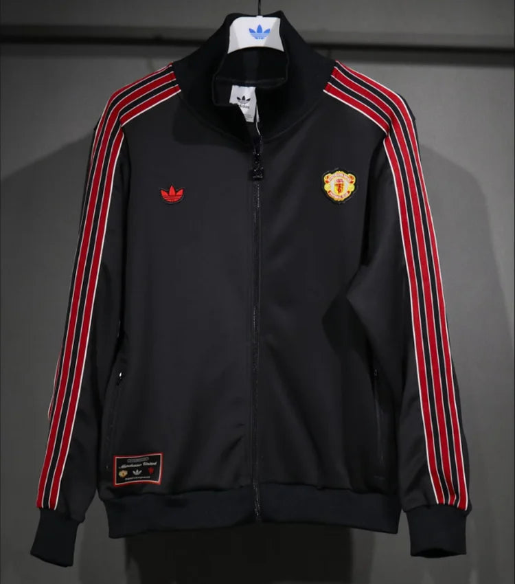 Survêtement Retro Manchester United 25/26 Noir S-XXL