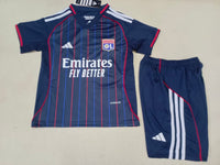 Ensemble 2025/2026- Olympique Lyonnais- Exterieur- Maillot OL + Short-Adulte+ enfant