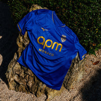 Maillots Monaco-2025/2026-Extérieur -Homme--Manches courtes-Bleu