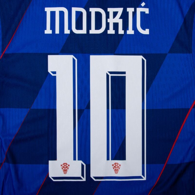 Maillot « Modric 10 »-Croatie Exterieur 2026/2027-Hommes-Manches courtes-Coupe du monde 2026