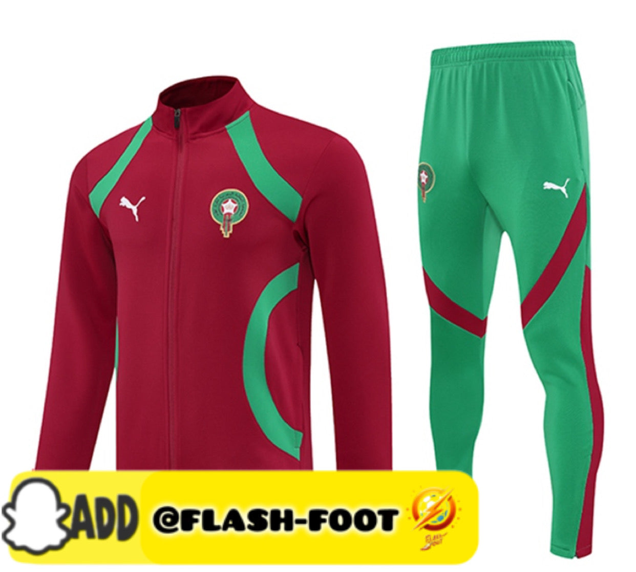 Ensemble Maroc-2025/2026- Domicile- Ensemble manches longues-CAN