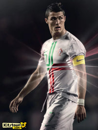 Maillots Homme Extérieur Portugal 2012 Blanc S-3XL