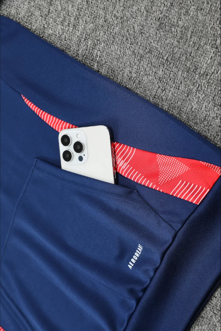 Survêtement Entraînement Manchester United 24/25 Bleu S-XXL