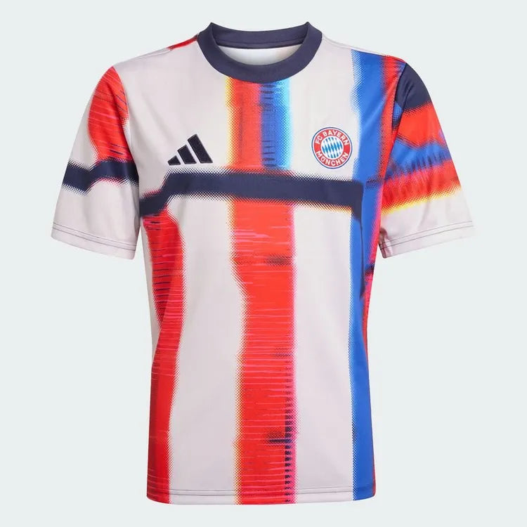Maillot Bayern Munich-2025/2026-Pré-Match-Ligue Des Champions-LDC Spécial- Hommes-Manches courtes-