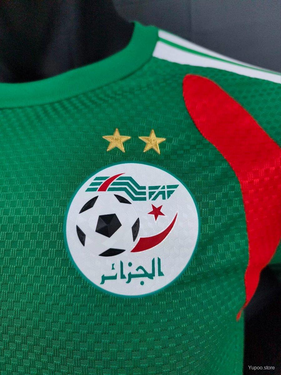 Maillot Algérie-Coupe du Monde 2026/2027-DomicileManches courtes –