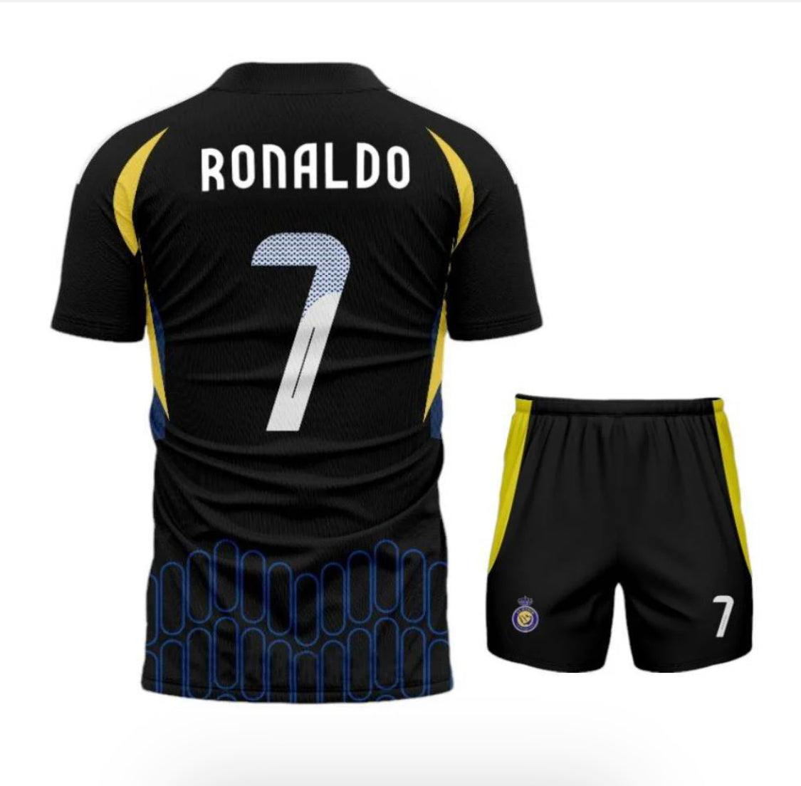 Ensemble « CR7 » Al-Nassr FC 2024/2025– Extérieur -Autre- Manches courtes-Short-Hommes