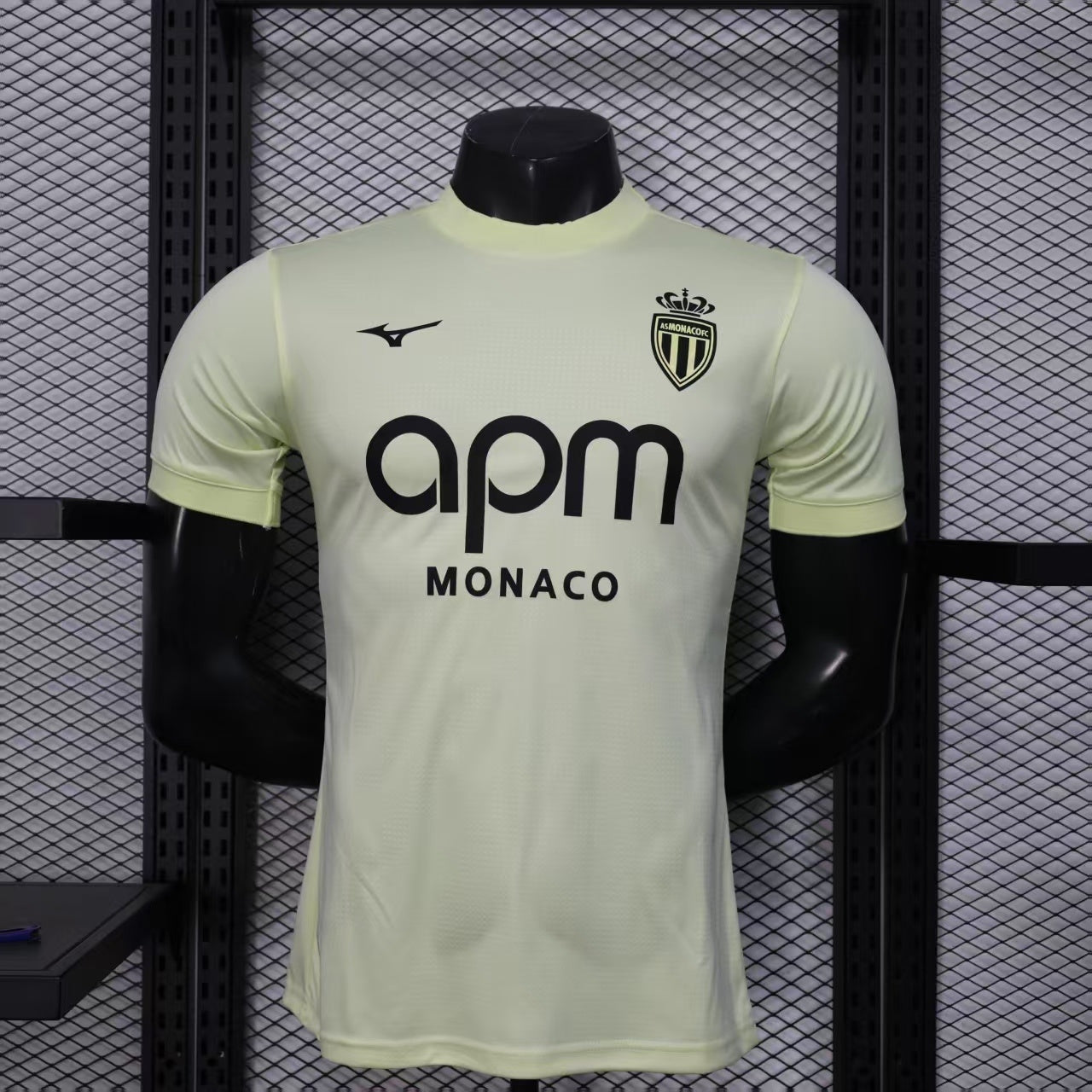 Maillots Monaco-2025/2026-Homme-Second Extérieur-Manches courtes-Or