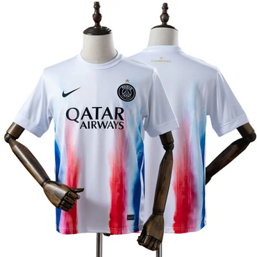 Maillot PSG-2025/2026-Pré-Match-Ligue Des Champions-LDC Spécial- Hommes-Manches courtes-