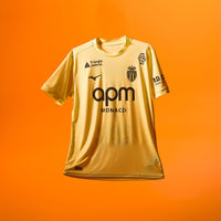 Maillots Monaco-2025/2026-Homme-Second Extérieur-Manches courtes-Or