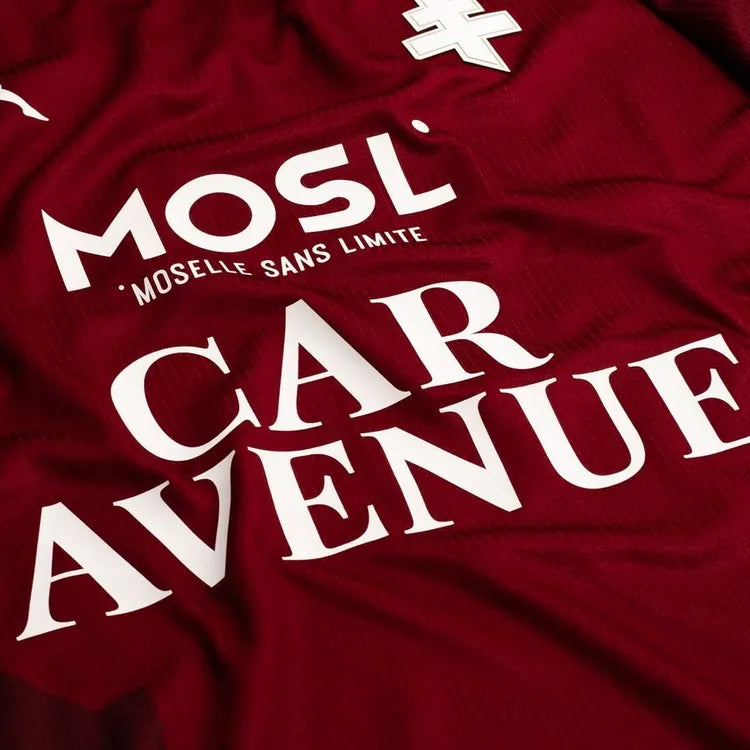 Maillot FC Metz -Domicile -2025/2026-Manche courtes-Hommes-Manches courtes