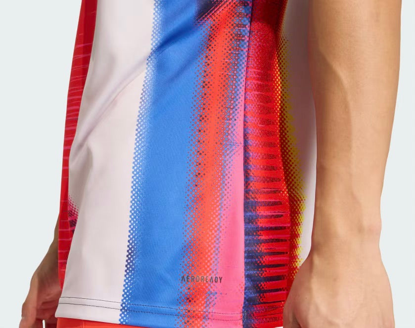 Maillot Bayern Munich-2025/2026-Pré-Match-Ligue Des Champions-LDC Spécial- Hommes-Manches courtes-