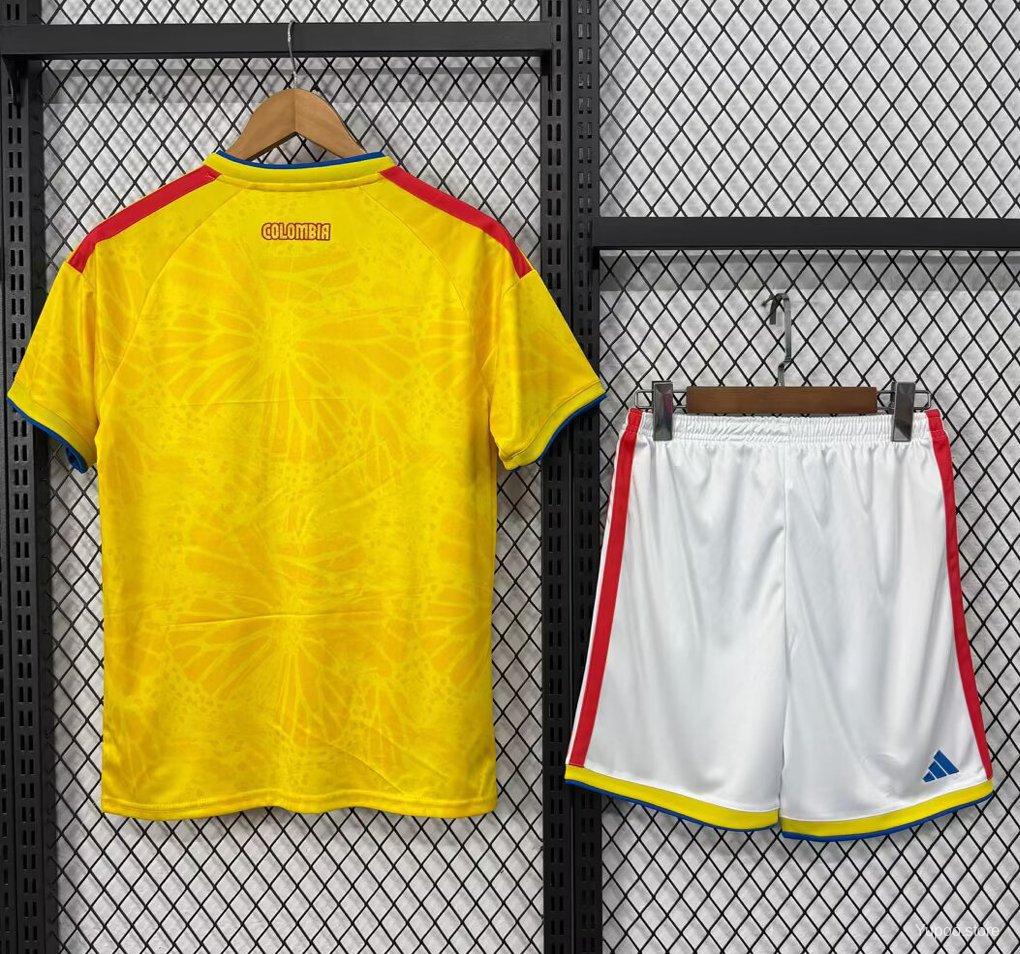 Ensemble Colombie Coupe du monde 2026/2027– Ensemble Officiel – Maillot + Short-Ensemble enfant