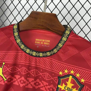 Maillot Brésil 2025/2026  Edition Copa 25 Manches Courtes- Copa America- Rouge