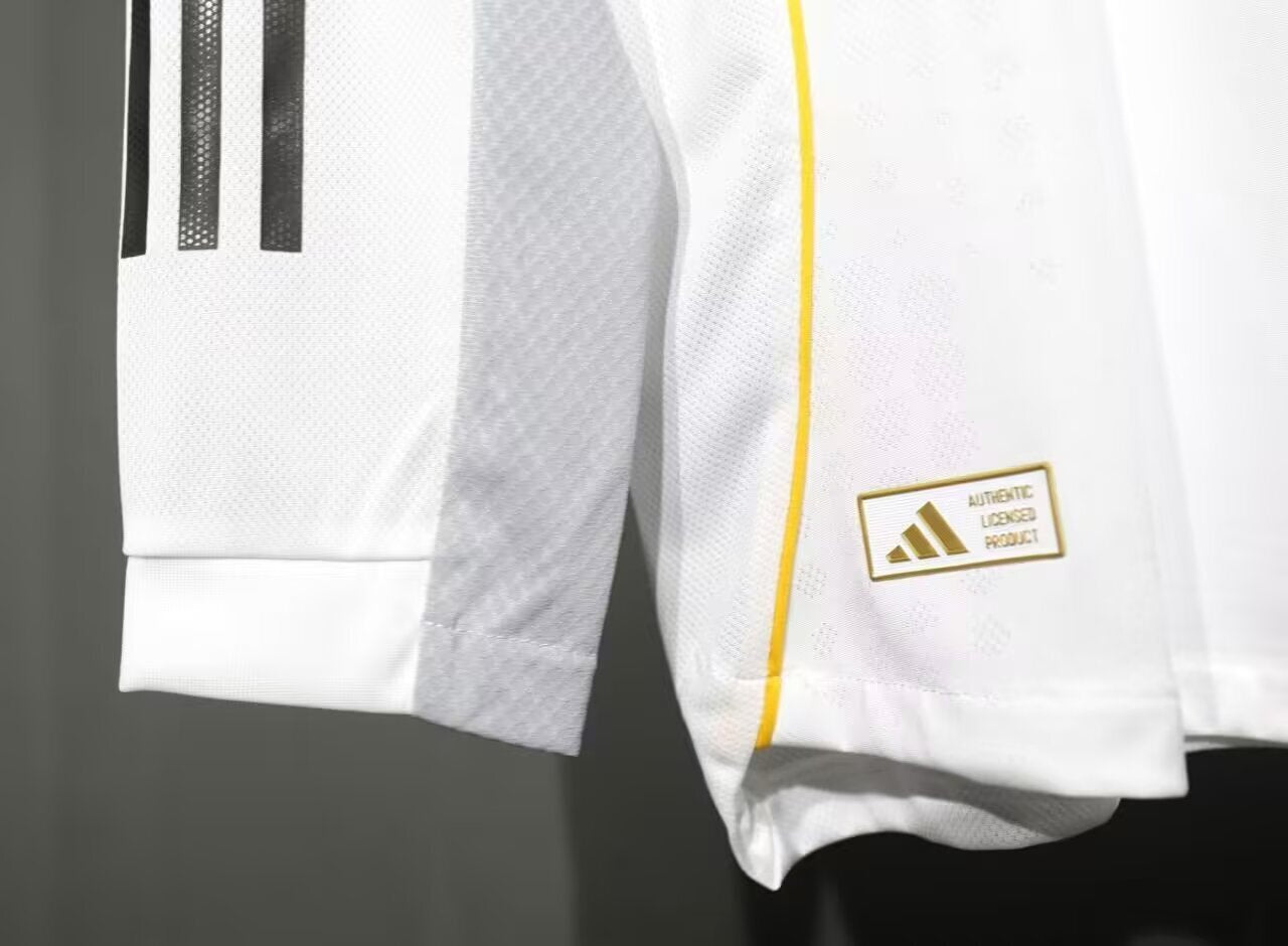 Maillot Real Madrid 2025/2026 – Domicile-Blanc-Manches Longues - Hommes