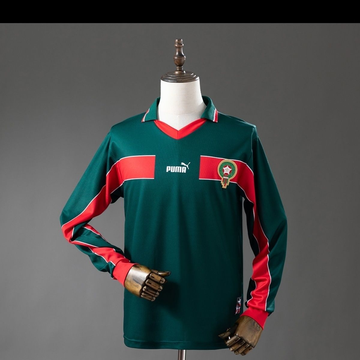 Maillot Maroc 2025/2026 – Maillot Héritage Manches Longues- CAN Officiel