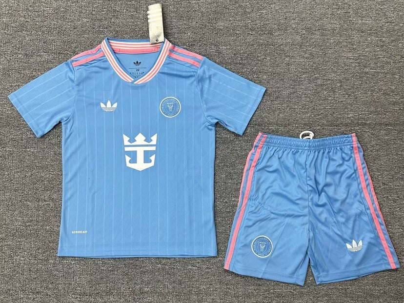 Ensemble Inter Miami 2025/2026 -Second Exterieur– Ensemble Officiel – Maillot + Short-Ensemble Enfant et Adulte