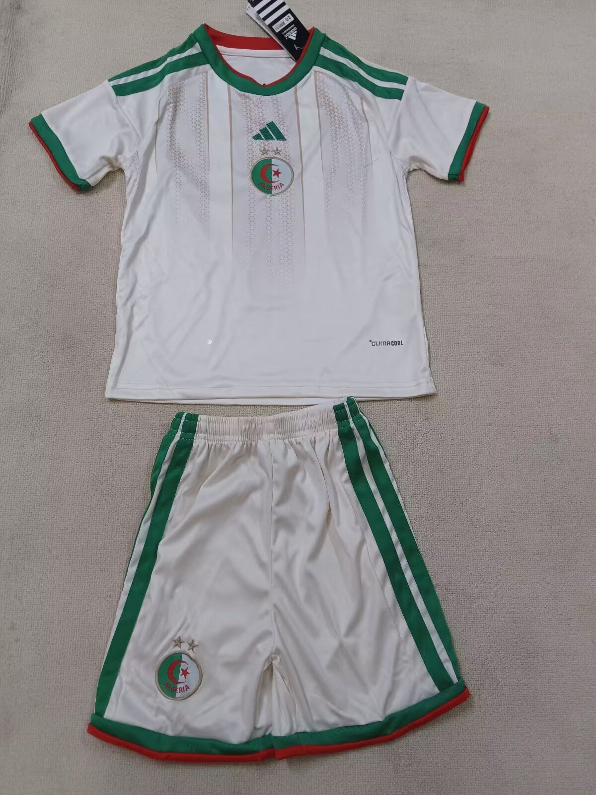 Ensemble Algerie 2025/2026 – Domicile – Maillot + Short – Adulte & Enfant
