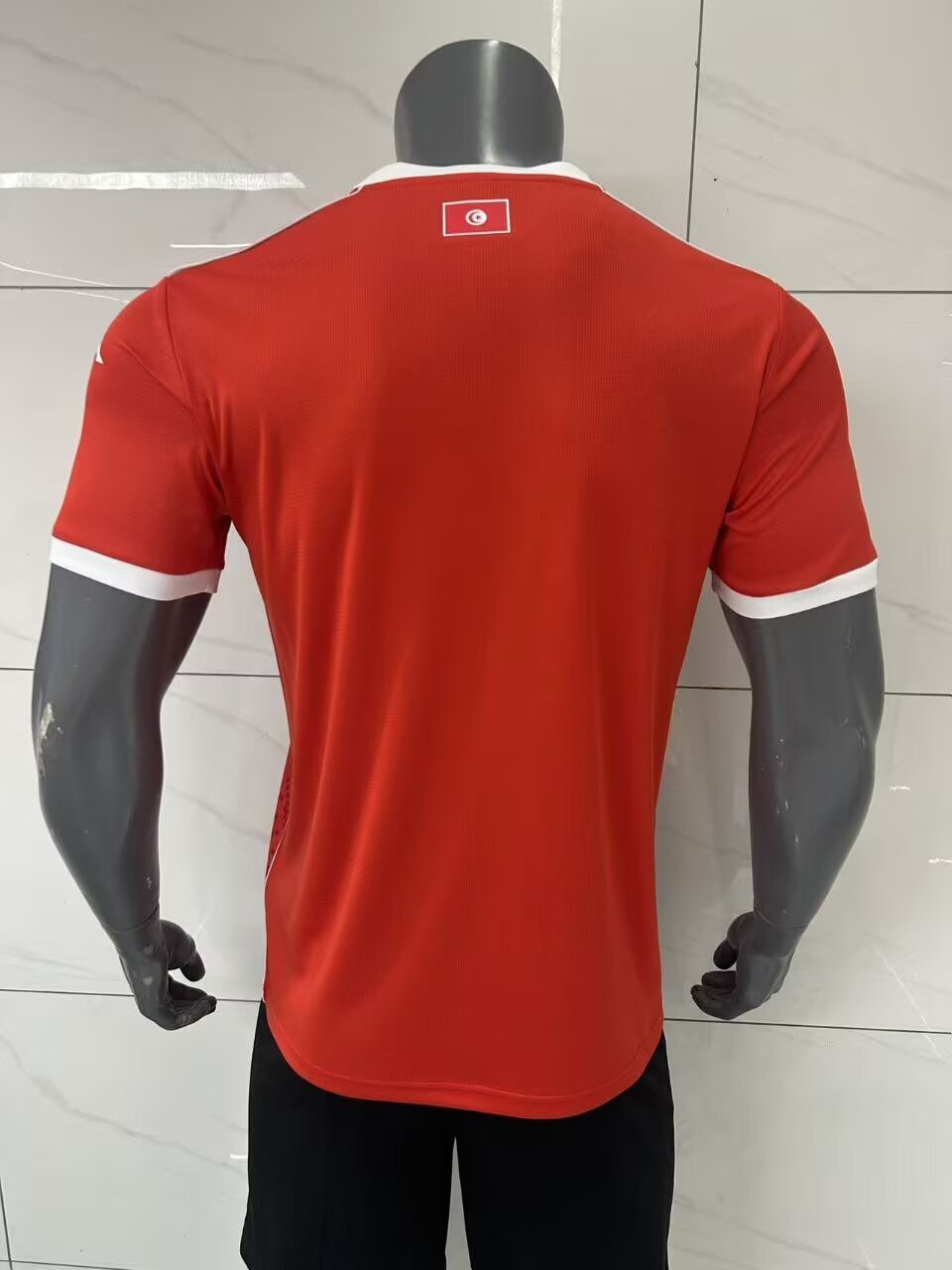 Maillot Tunisie-Coupe du monde 2026/2027–Domicile- Manches Courtes
