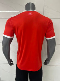 Maillot Tunisie-Coupe du monde 2026/2027–Domicile- Manches Courtes