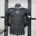 Maillots Chelsea FC-2025/2026-Homme-Second Extérieur-Manches Longues-Blanc
