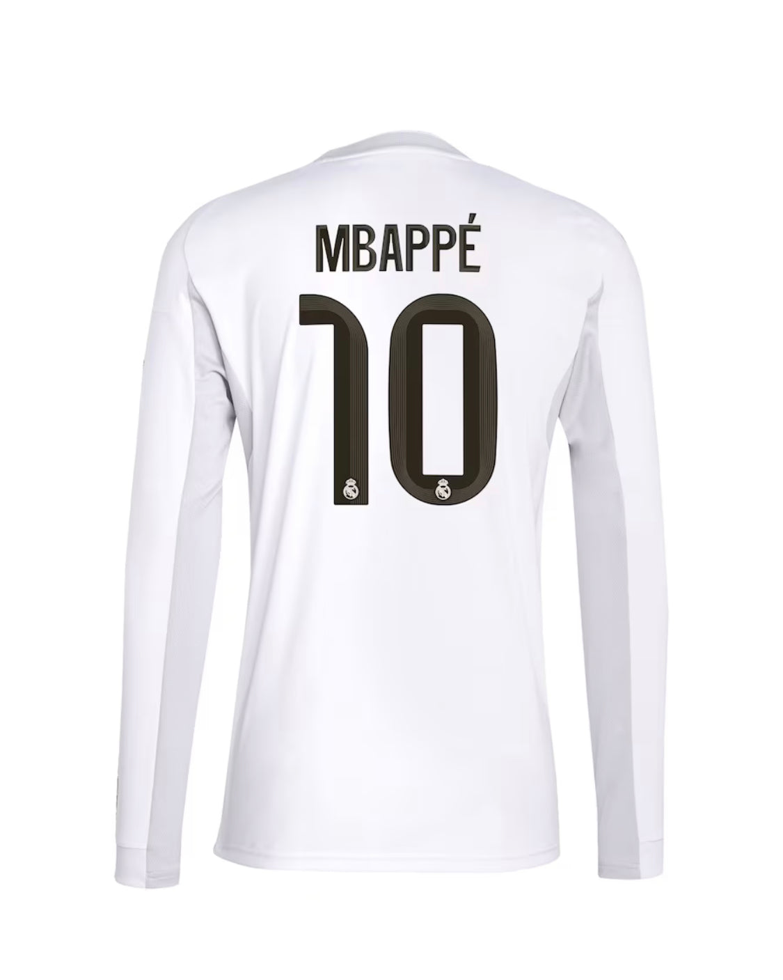 Maillot “Mbappe 10”- Manches Longues-Officiel -Réal Madrid 2025/2026 – Maillot-Domicile-Hommes