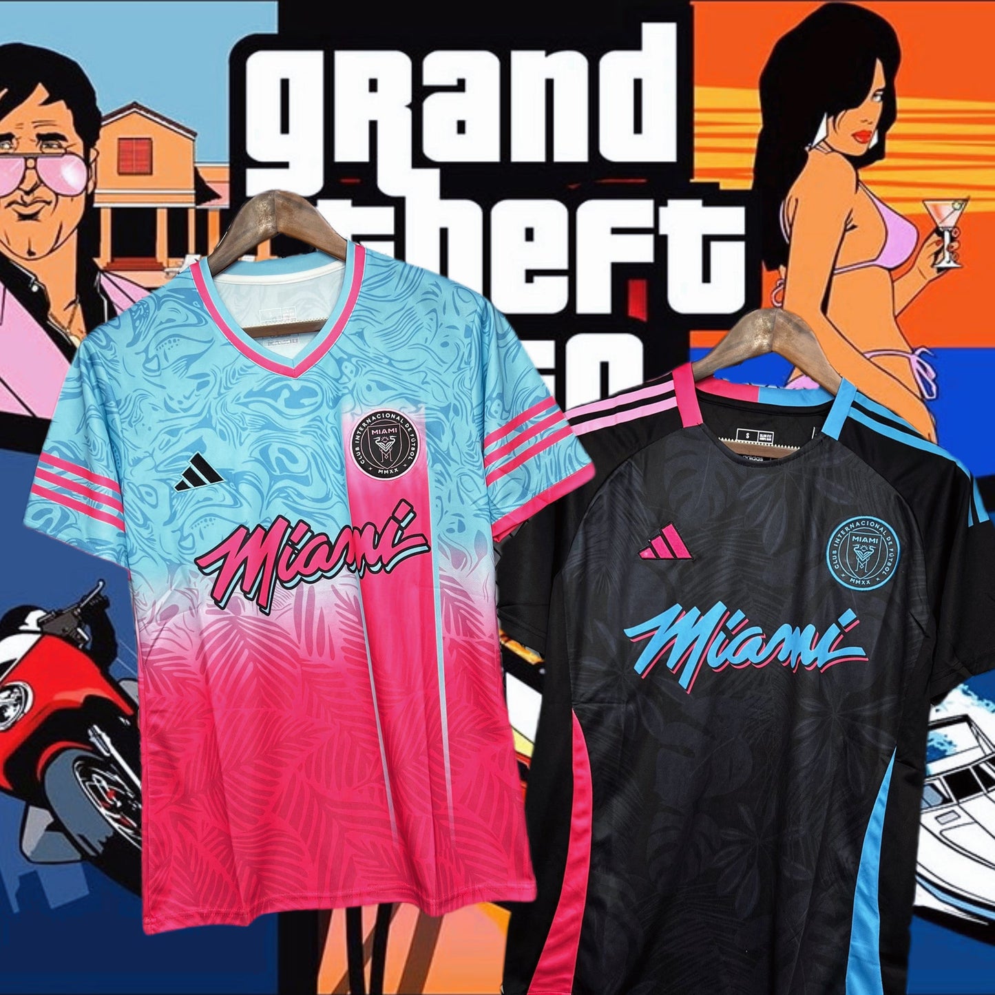 Maillot Inter Miami-2025/2026–Édition Spéciale “Rose Royal”- Manches Courtes-Homme-Miami
