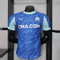 Maillot OM 2025/2026 – Deuxième Maillot Extérieur -Homme-Bleu-Olympique de Marseille-Manches courtes