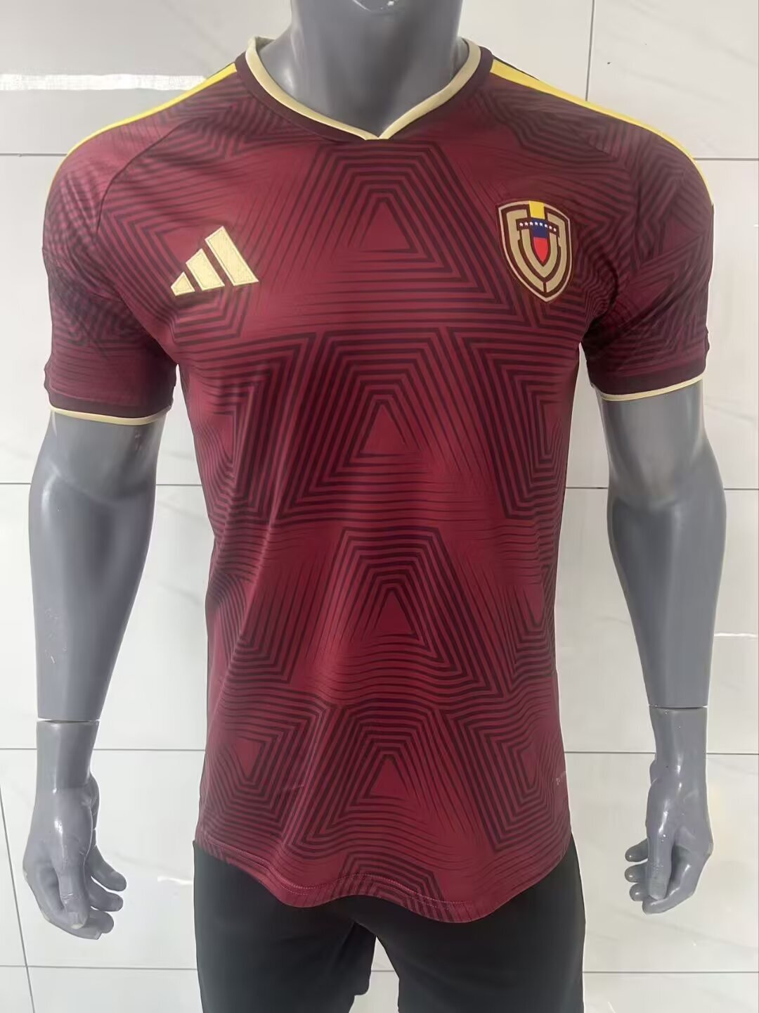 Maillot Vénézuéla-Coupe du monde 2026/2027–Domicile - Manches Courtes-Venezuela