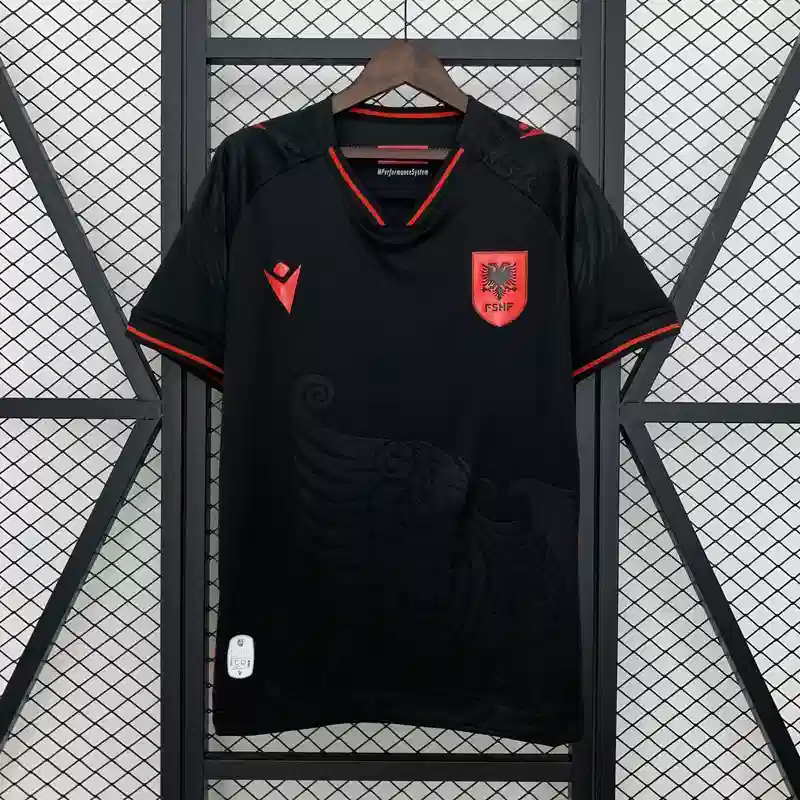 Maillot Albanie  2025/2026 Third- Maillot Homme Noir