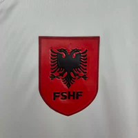 Maillot Albanie 2025/2026 Extérieur- Maillot Homme Blanc