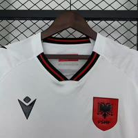 Maillot Albanie 2025/2026 Extérieur- Maillot Homme Blanc