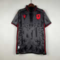 Maillot Albanie 2025/2026 Deuxième Extérieur- Maillot Homme Noir