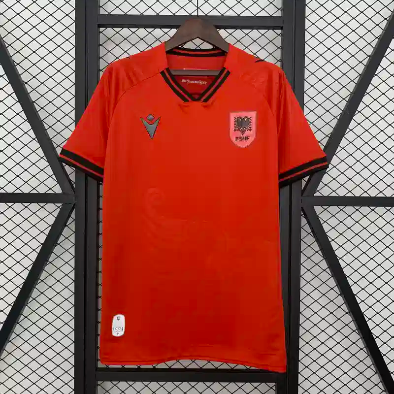 Maillot Albanie 2025/2026 Domicile- Maillot Homme Rouge