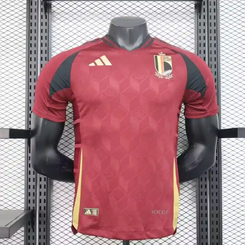 Maillot Belgique Domicile 2024/2025- Maillot Homme Manche Courte
