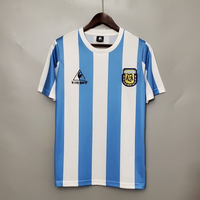 Maillots Rétro Argentine 1986-Maillot manche courtes