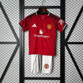 Ensemble Enfant  Manchester United 2025/2026 – Ensemble Domicile Enfant (Rouge)