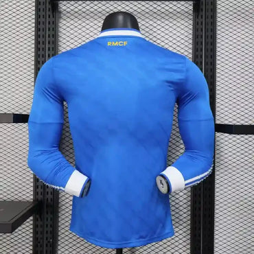 Maillot Real Madrid 2025/2026 – Maillot Extérieur à Manches Longues (Deuxième Version)