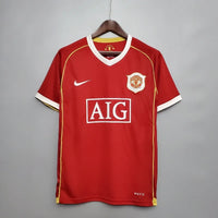 Maillots Manchester United 2006/2007 – Maillot Domicile Rétro Homme Manches courtes