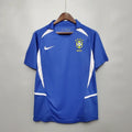 Maillot Brésil Rétro 2002 Maillot Extérieur- Manche Courtes