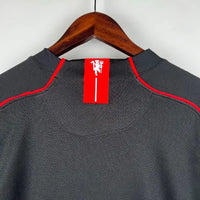 Maillot Manchester United 2007/2008 – Maillot Extérieur Rétro Homme (Noir)
